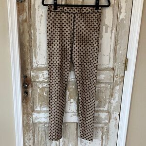 Richard Allen X H&M - Black and Cream Patterned Leggings - large